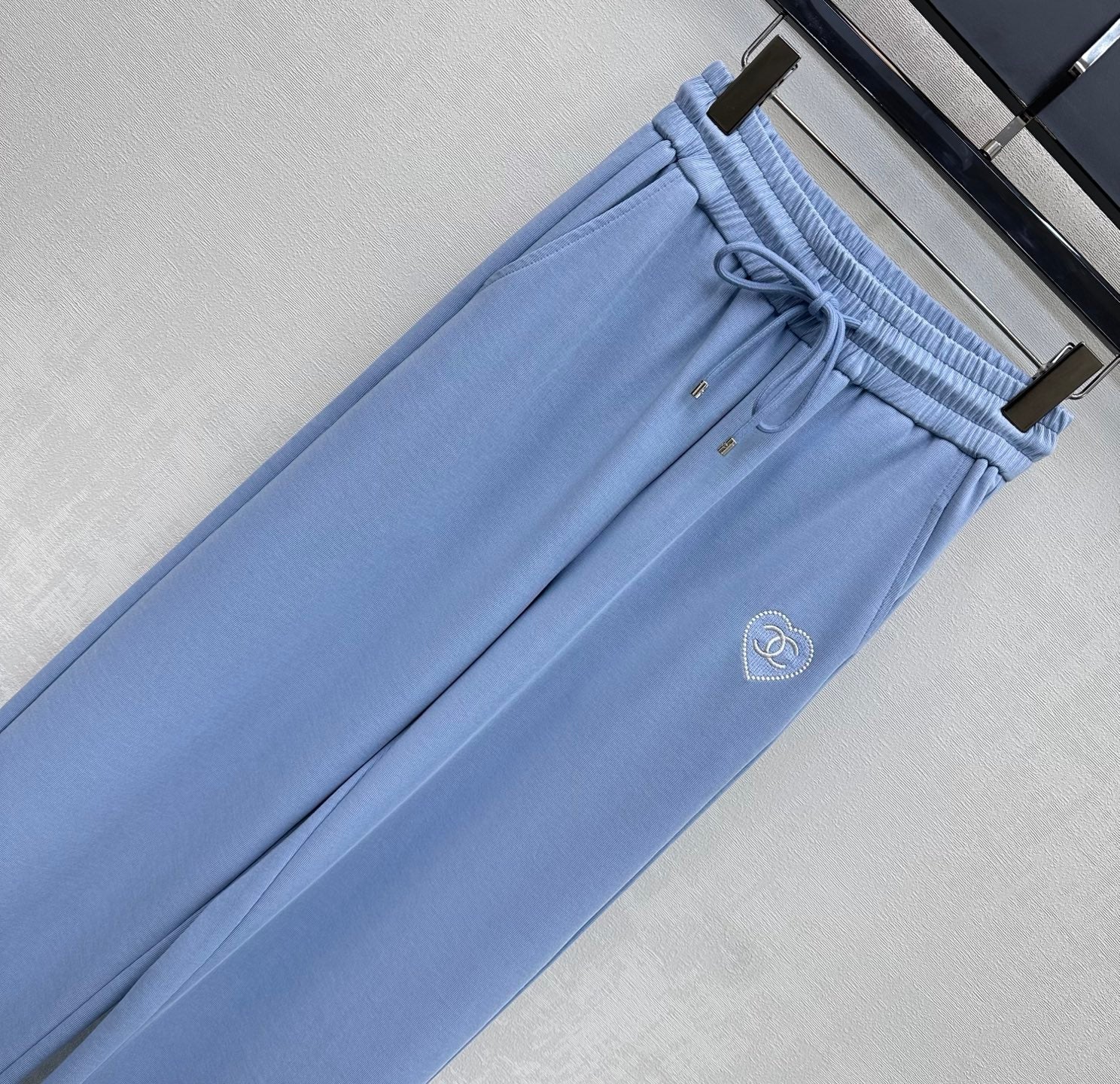 CC 2026 Straight-Leg Trousers Blue Tencel Cotton 366977