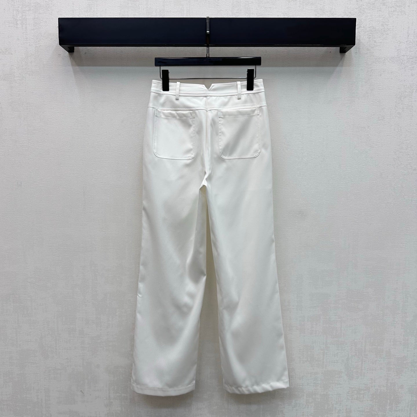 HM 26s Cropped Pants White Cotton 378822