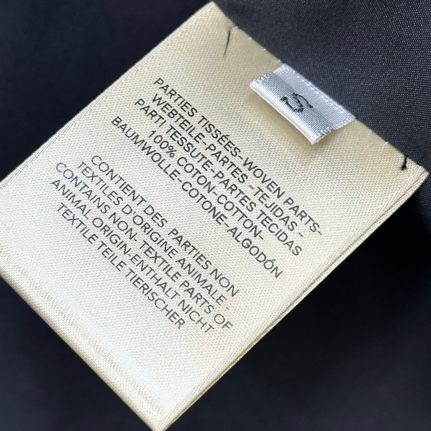 HM 26s Twill Jacket Black Blue Cotton378846