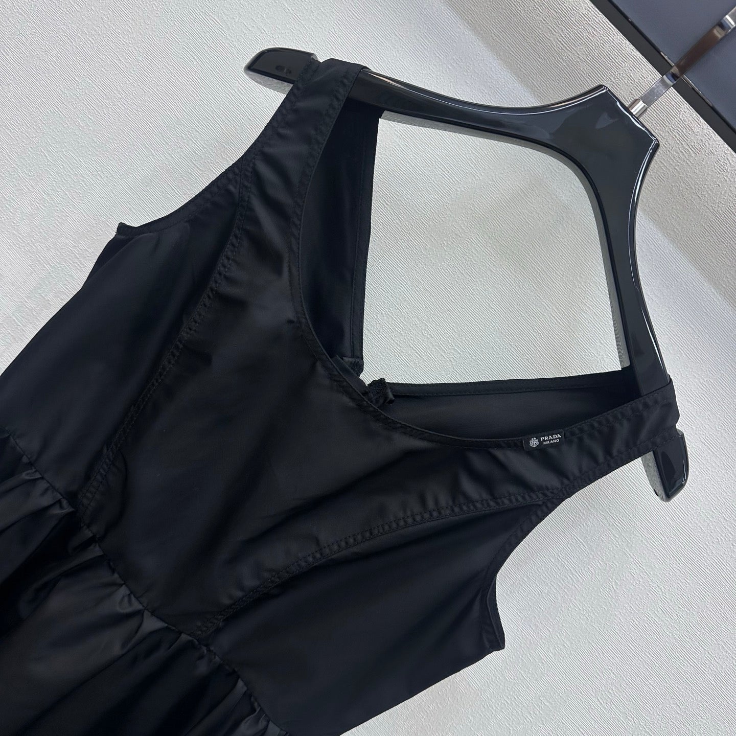 Prada 26s Vest Dress Black Polyester 396594