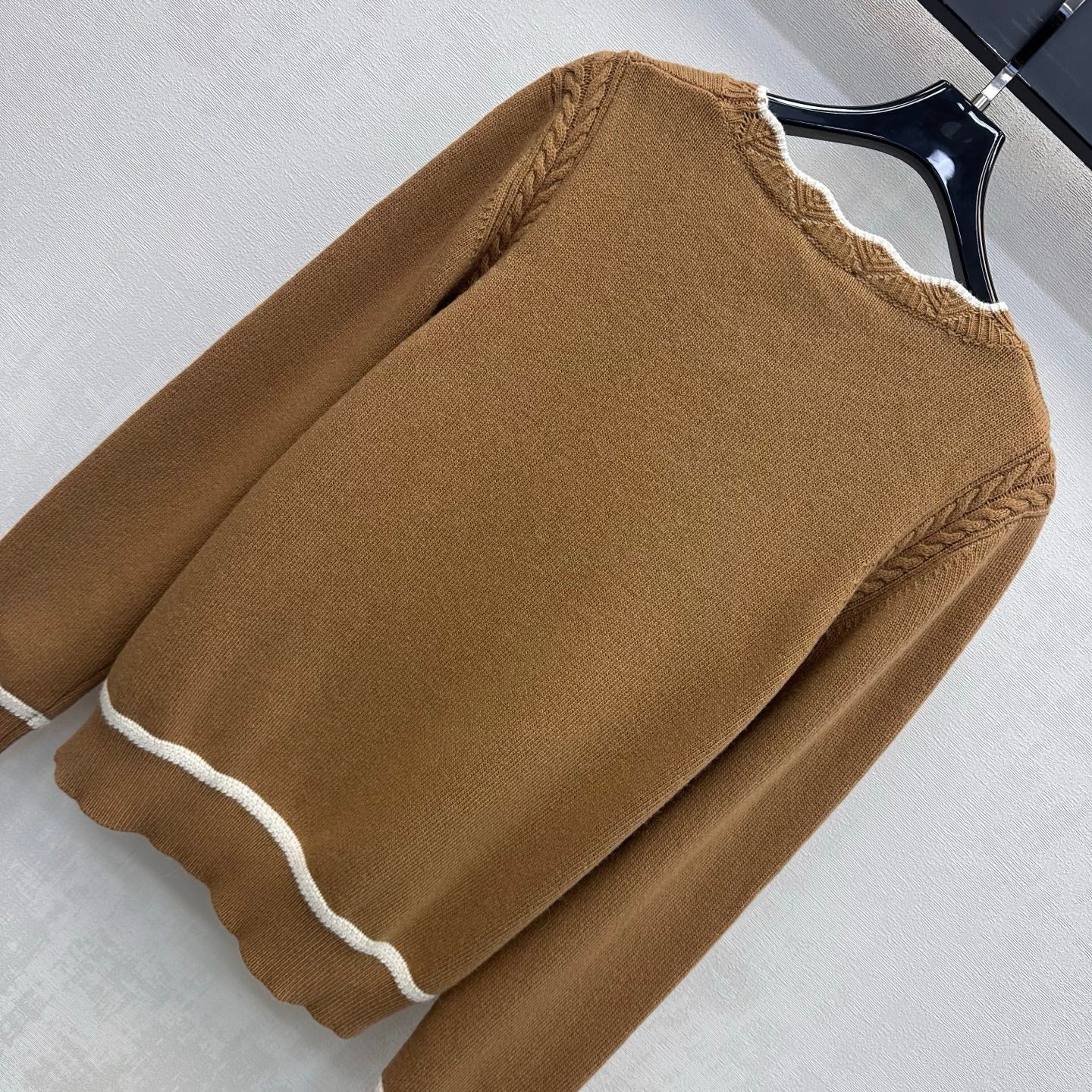 CC 26s Long-Sleeved Top Brown Wool 421302