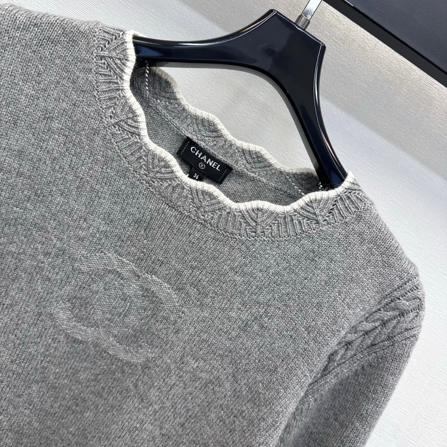 CC 26s Long-Sleeved Top Grey Wool 421300
