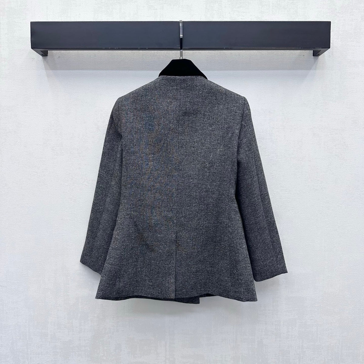 CD 26s Double Breasted Blazer Charcoal Cotton Wool 434140