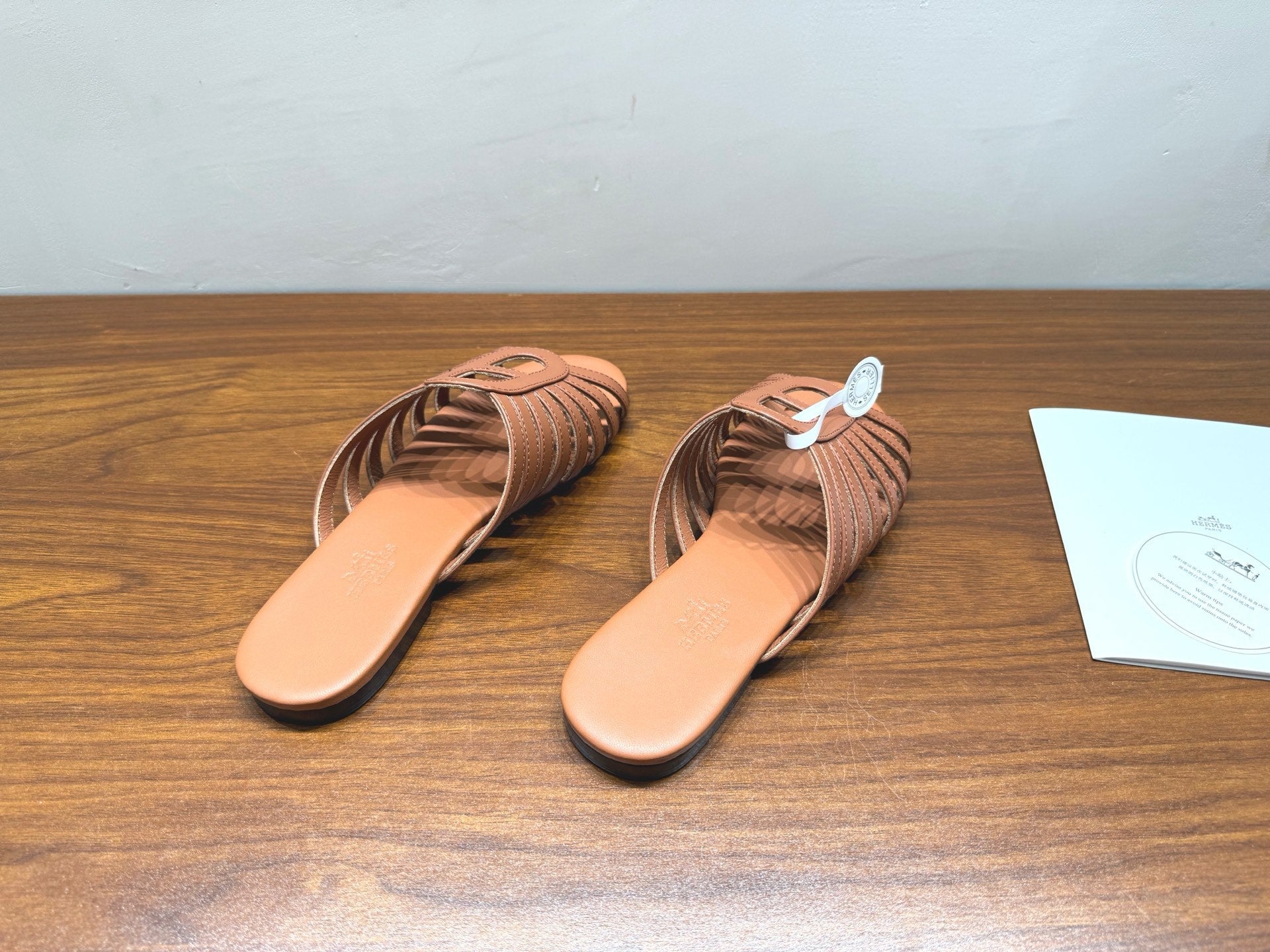 HM Noria Sandals Tan Leather 849473