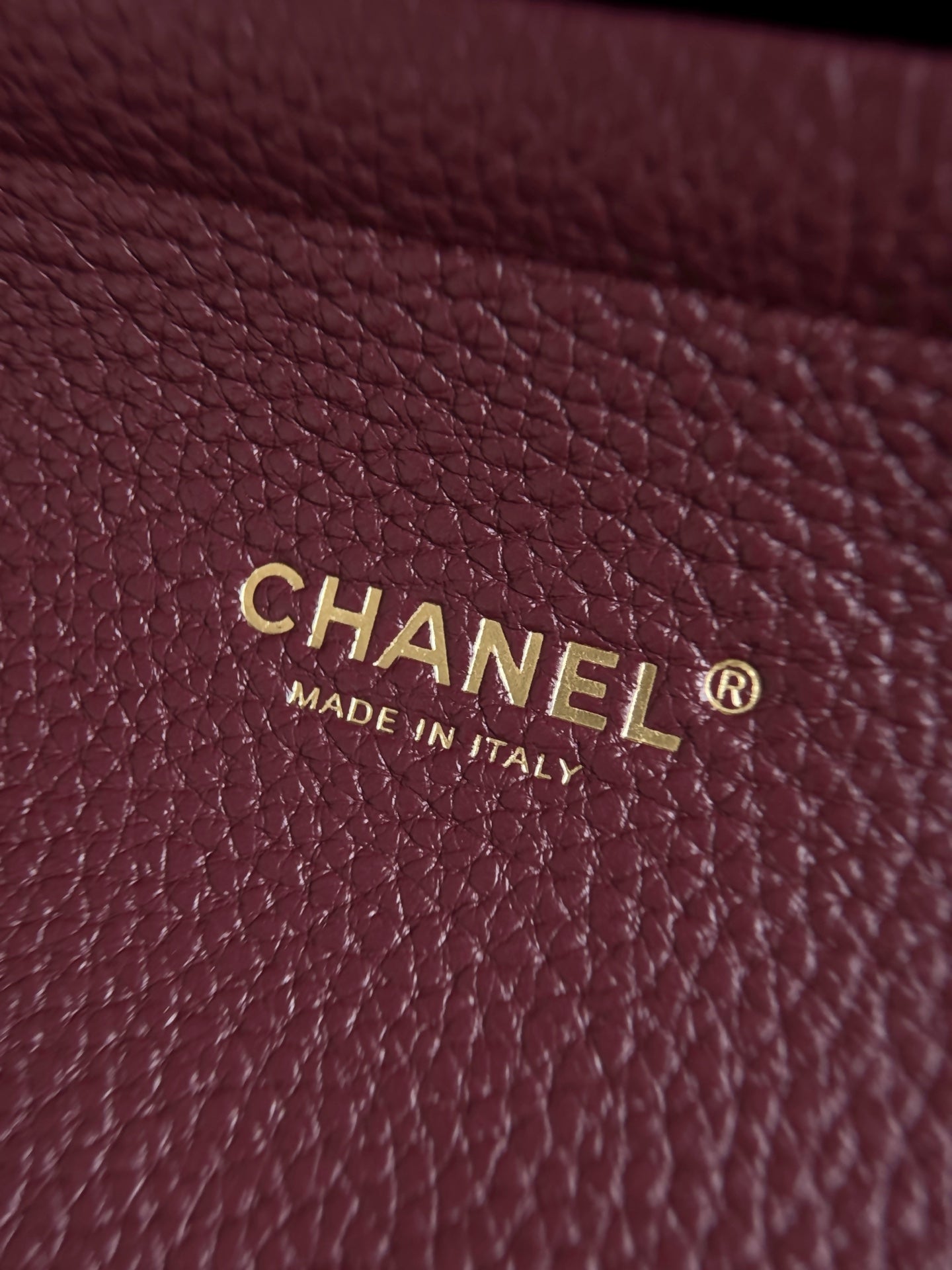 CC 26s Small Shopping Bag Burgundy Calfskin 143385