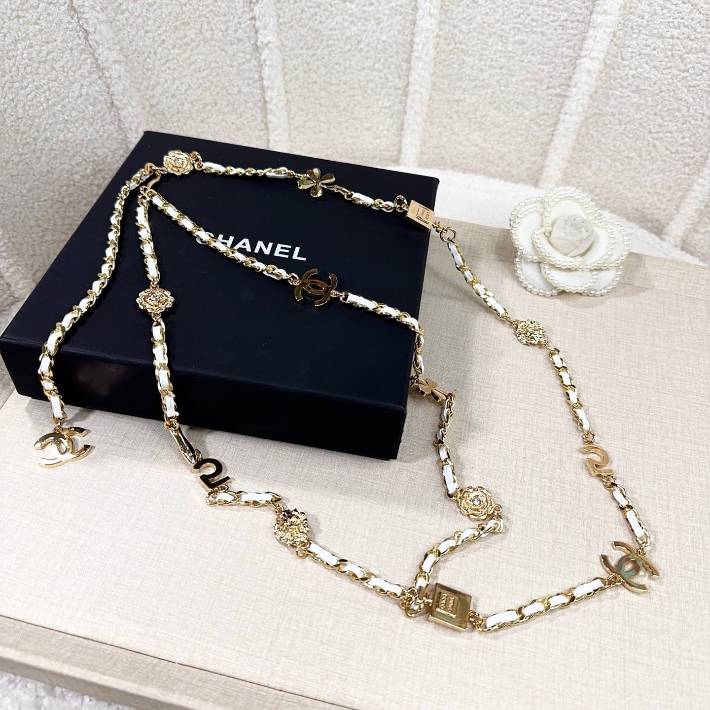 Chanel 2026 CC Logo Plaque Waist Belt 216564