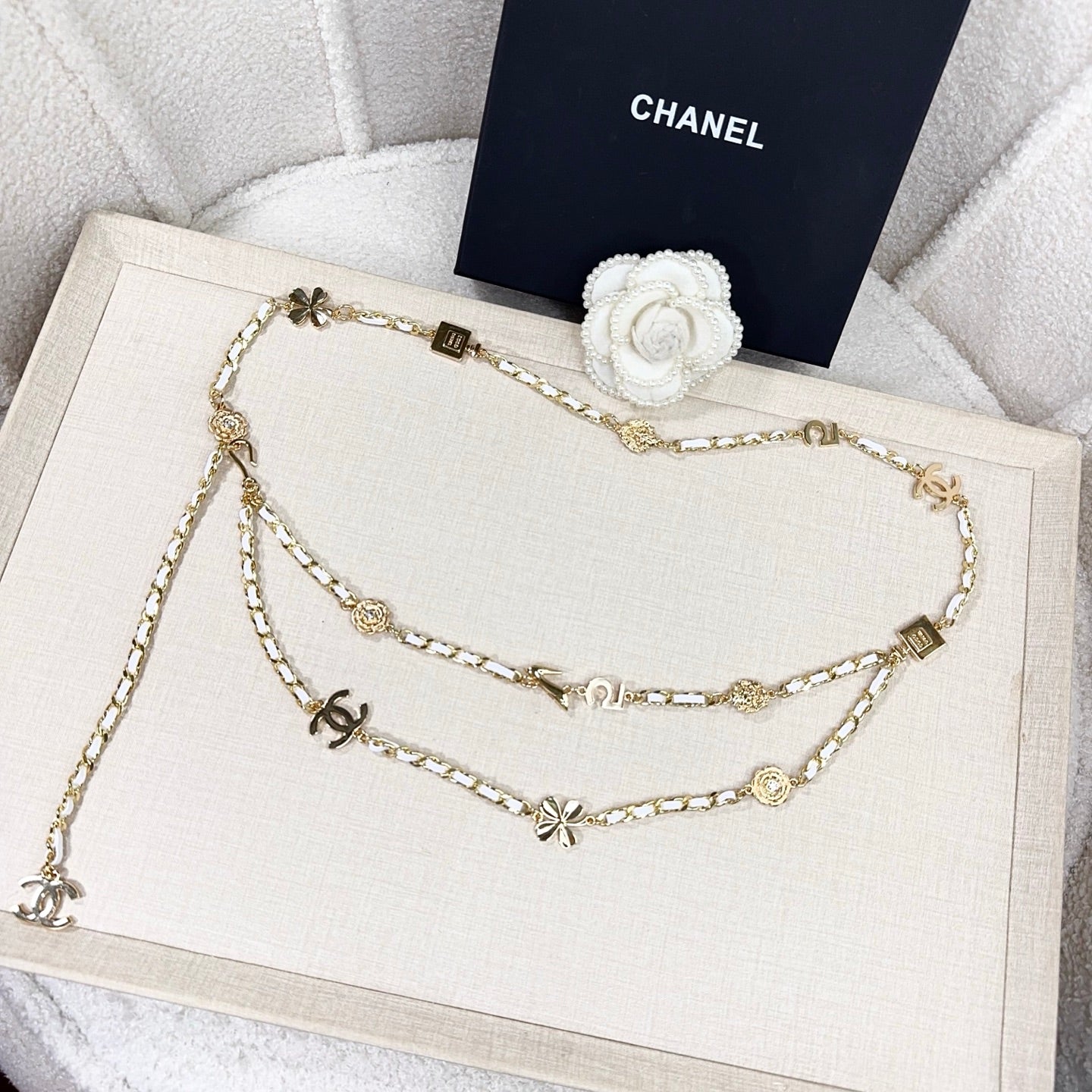 Chanel 2026 CC Logo Plaque Waist Belt 216564