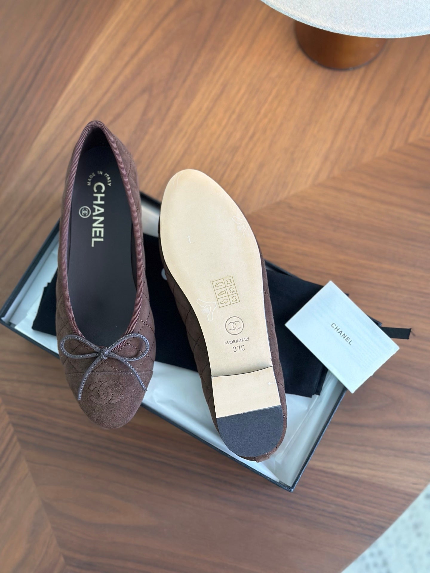 CC 26s Ballet Flat Coffee Suede 938166