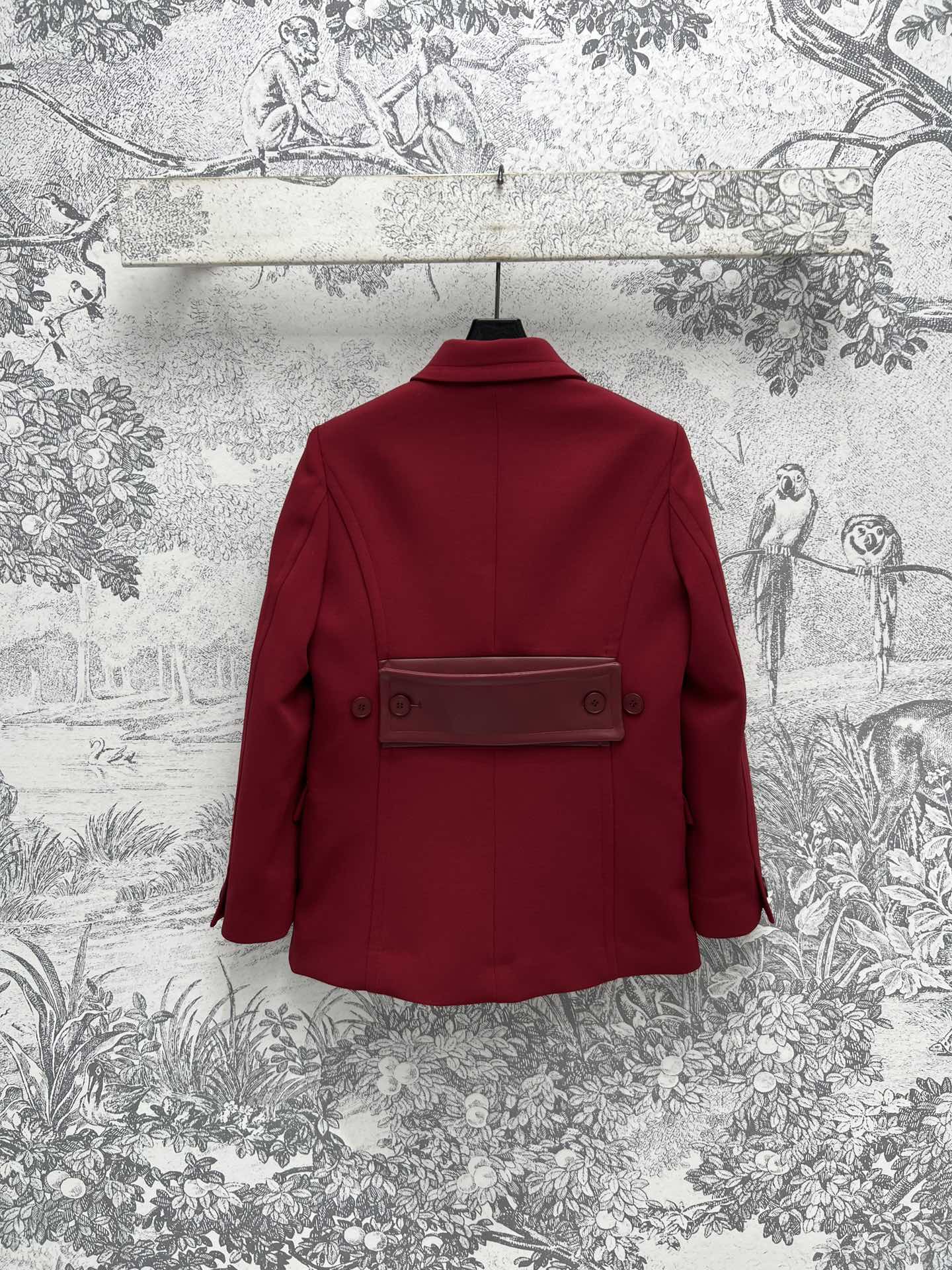 Gucci Suit Jacket Red Wool