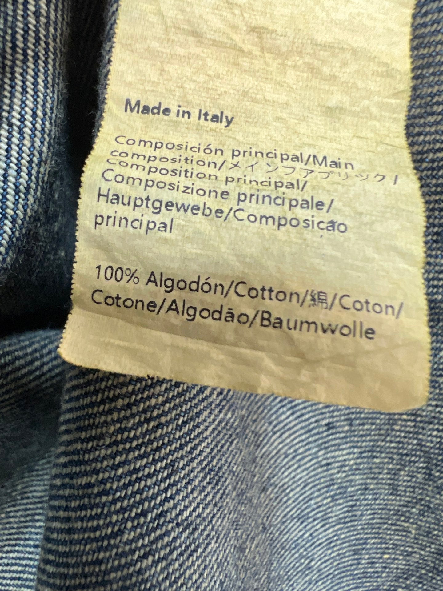 Loewe 26s Denim Short-Sleeved Shirt 400695
