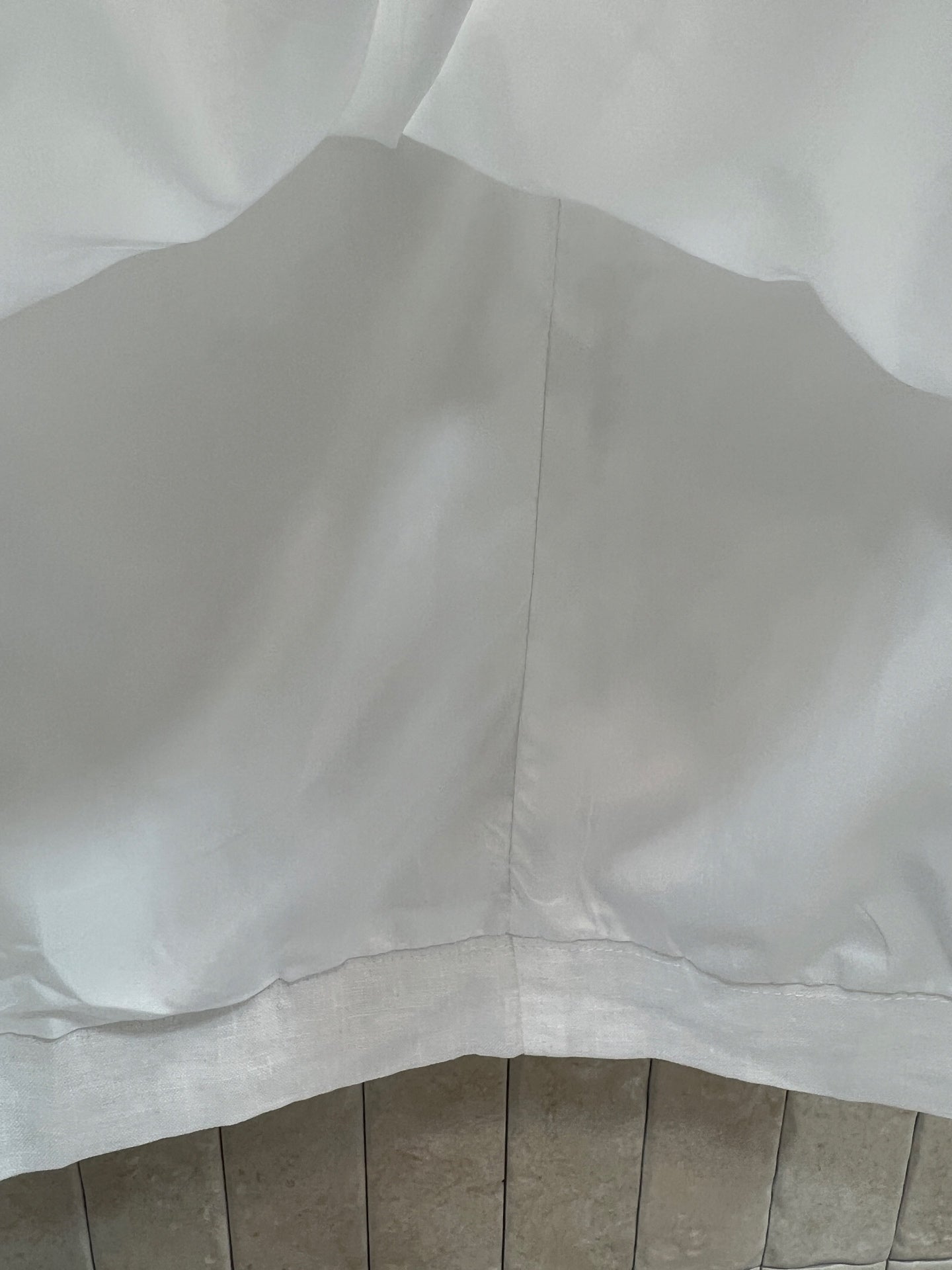 LP 26s Sleeveless Dress White Linen 400721