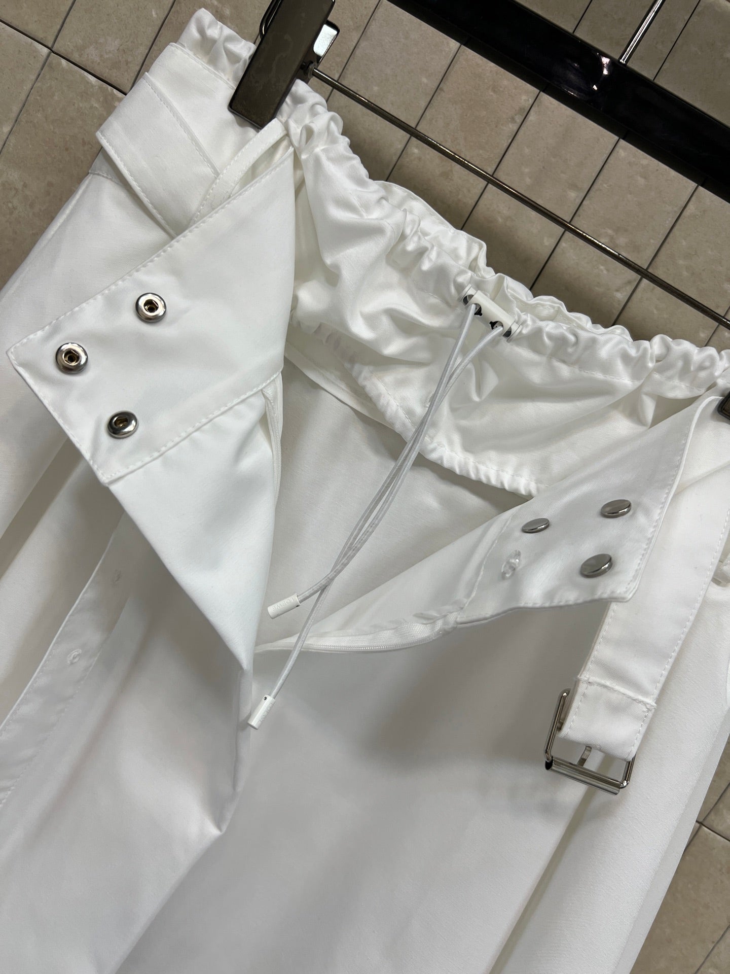 Loewe Skirts White Polyester 402838