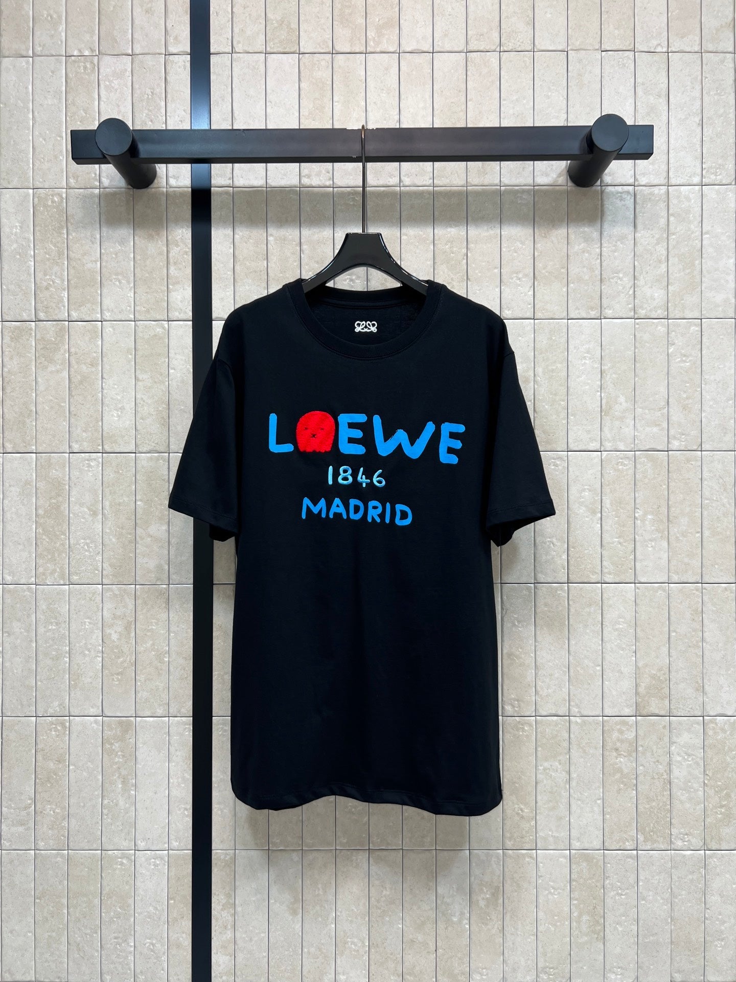 Loewe Relaxed Fit T-shirt Black Cotton 402843
