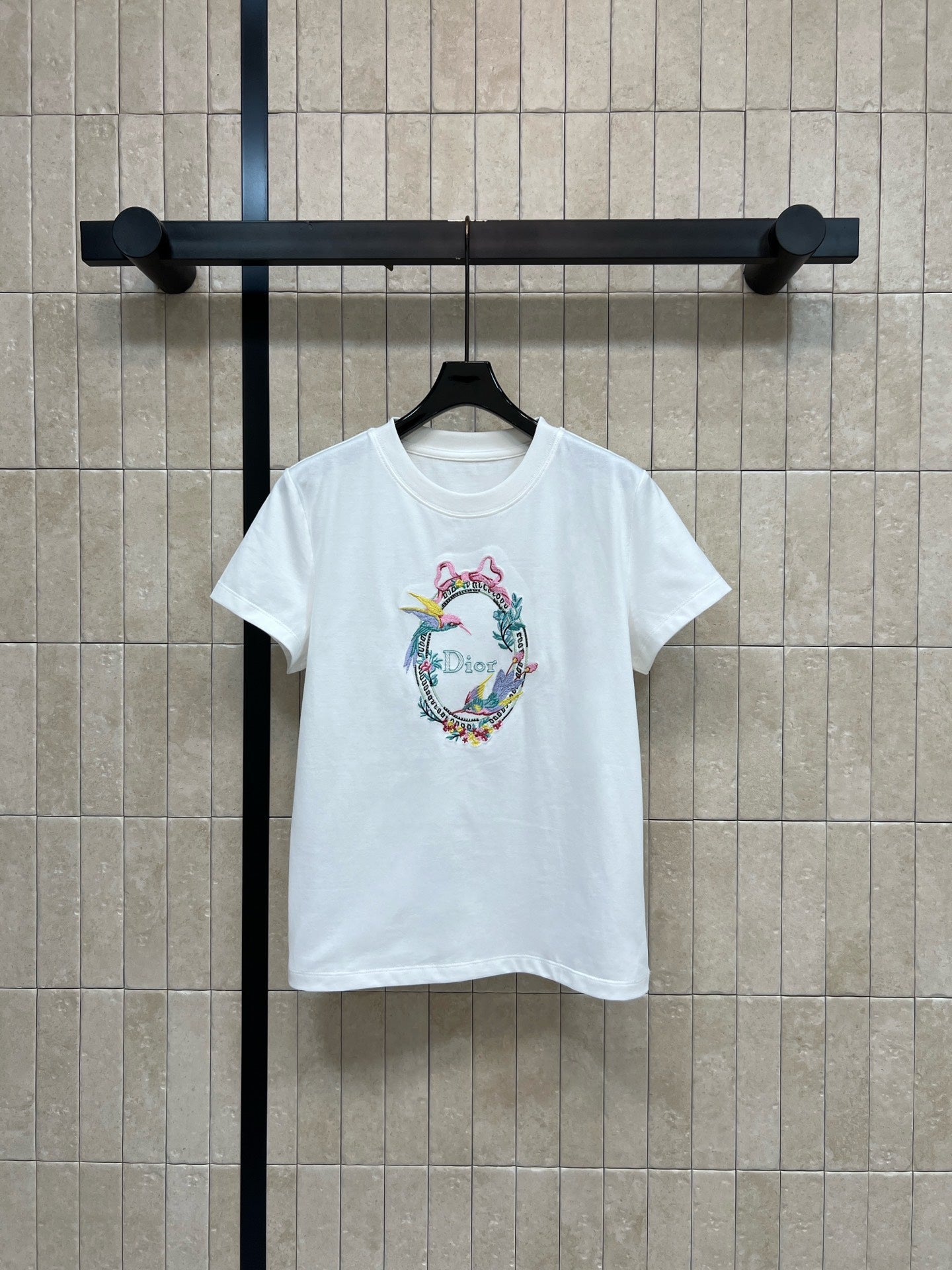 CD 26s Short-Sleeved T-Shirt White Cotton 412164