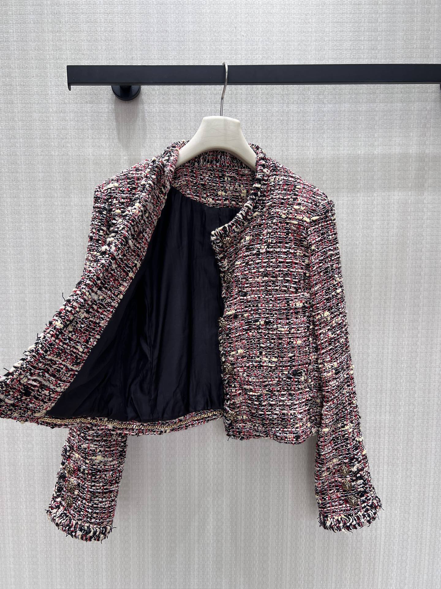 CC 26s Jacket Colorful Tweed Cotton 414770