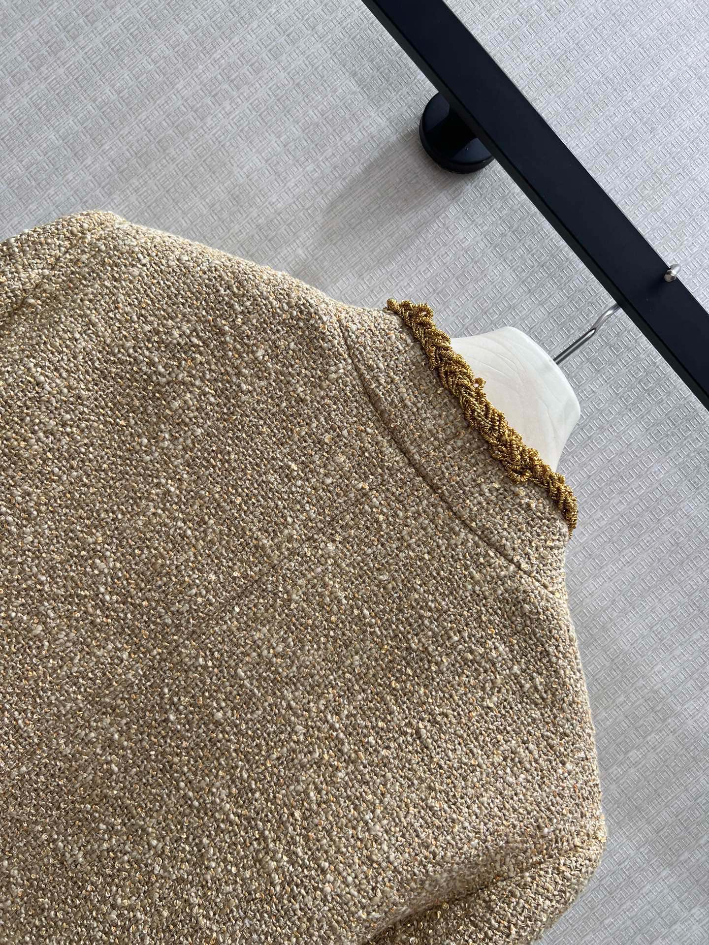 CC 26s Jacket Beige Tweed Cotton