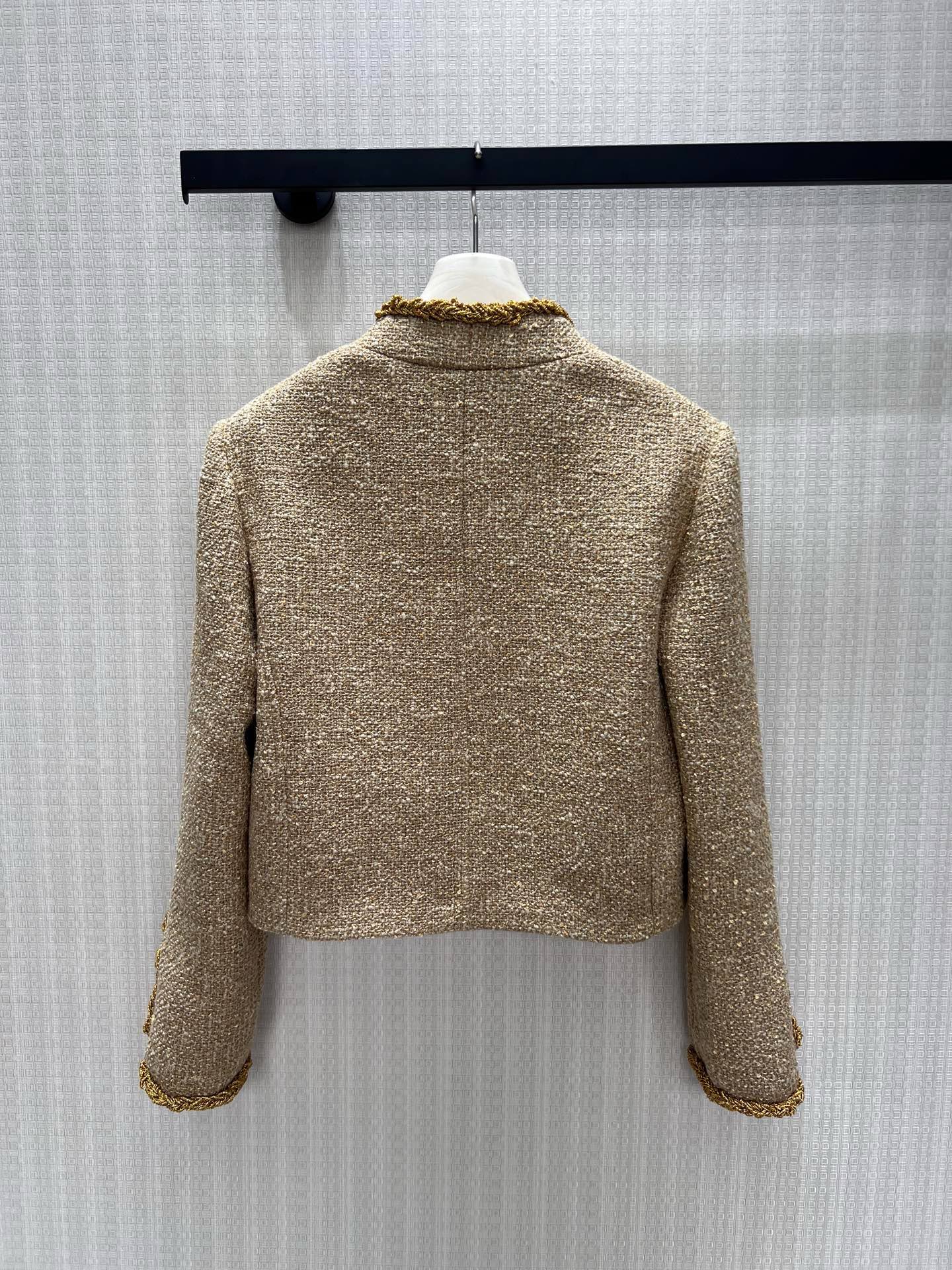 CC 26s Jacket Beige Tweed Cotton