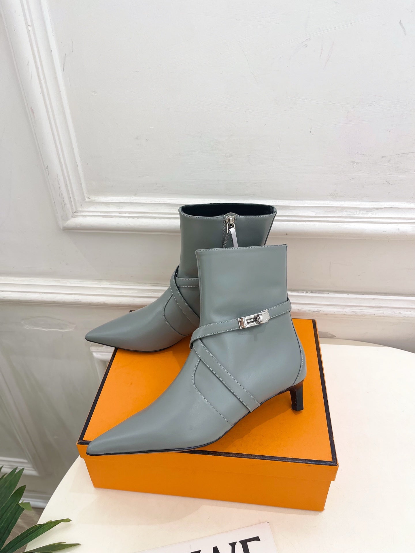 HM 26s Nice 40 Ankle Boot Grey Lambskin 947290