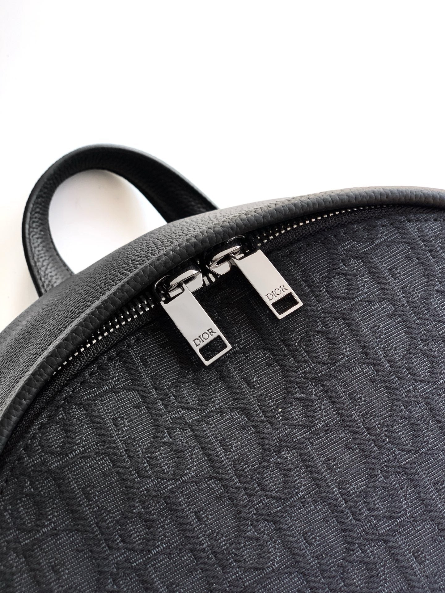 Dior Rider 2.0 Zipper Backpack Black Cowhide 336219