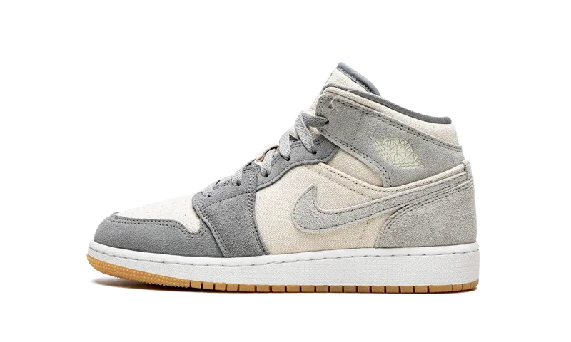 Nike Jordan 1 Mid SE Coconut Milk Particle Grey Suede