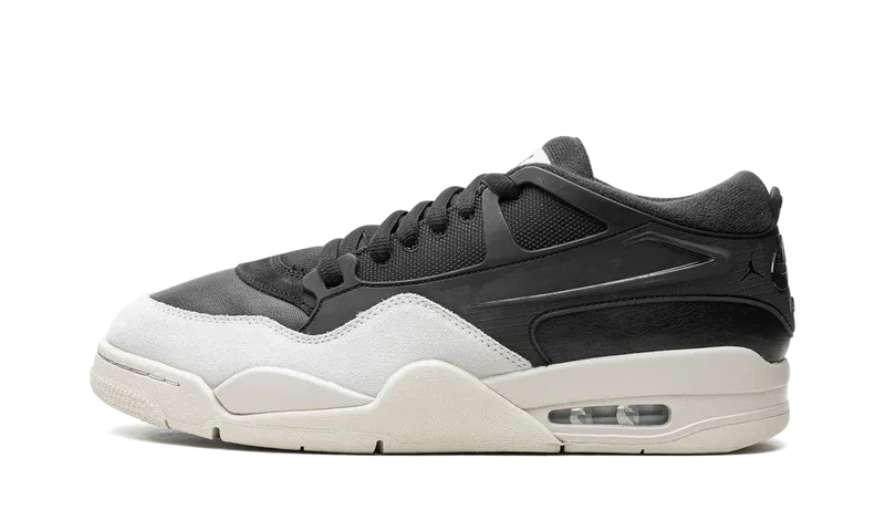 Nike Air Jordan 4 Black Ivory Suede Leather