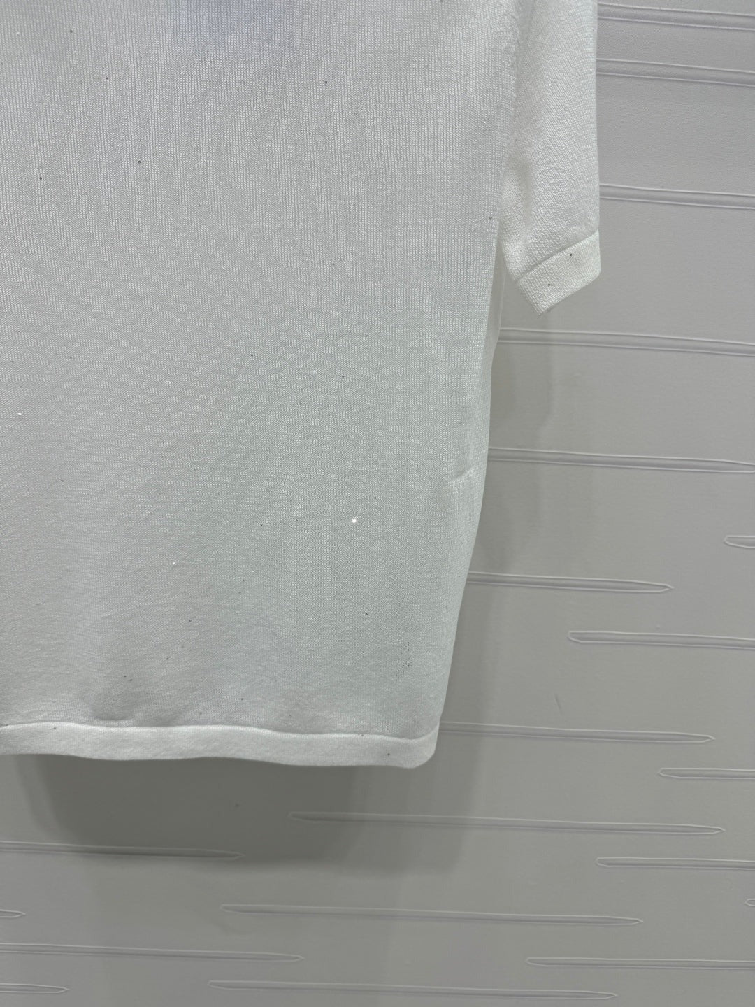 DIOR SHORT-SLEEVE LACE-KNIT HOODIE 274811