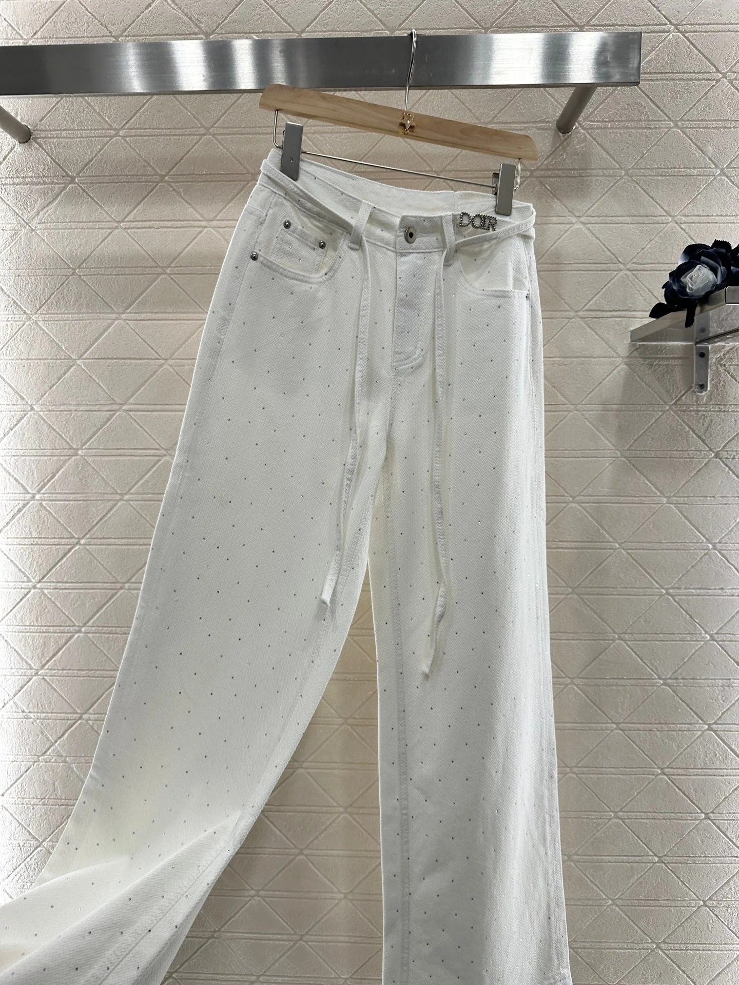 DIOR HIGH-RISE STRAIGHT-LEG JEANS 276659