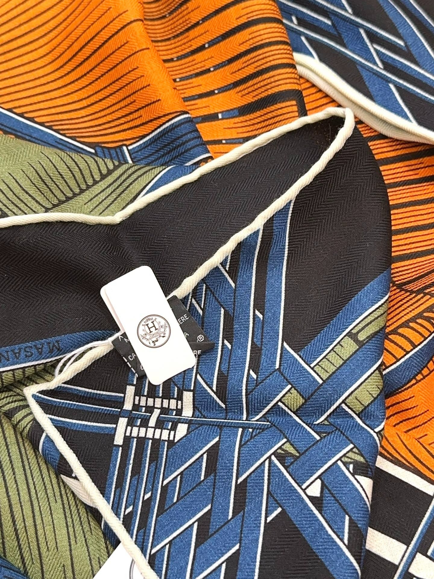 HERMES 25S SCARF 140 IN CASHMERE SILK 854526