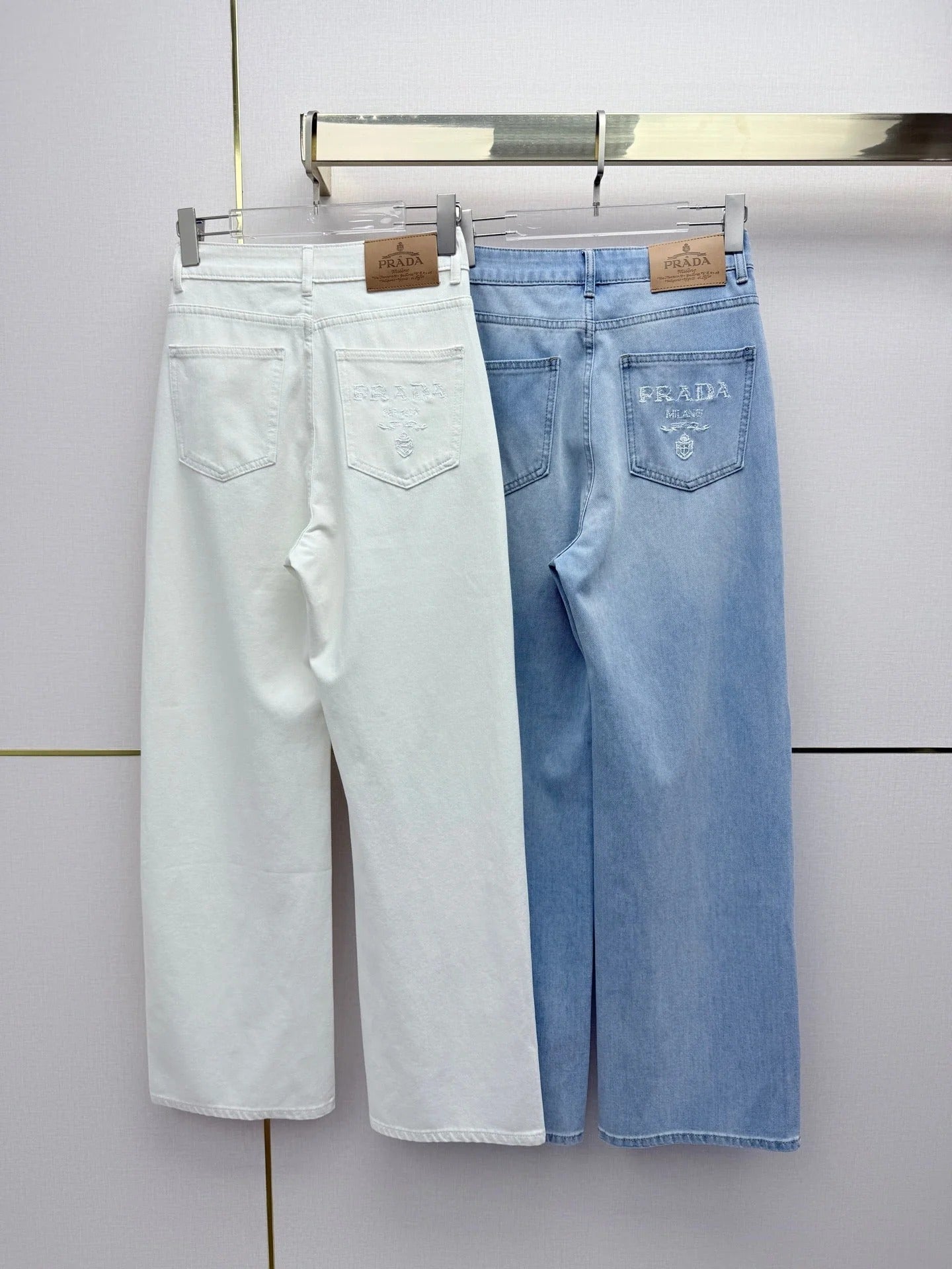 Prada 2026 Straight Leg Jeans Cotton 367748