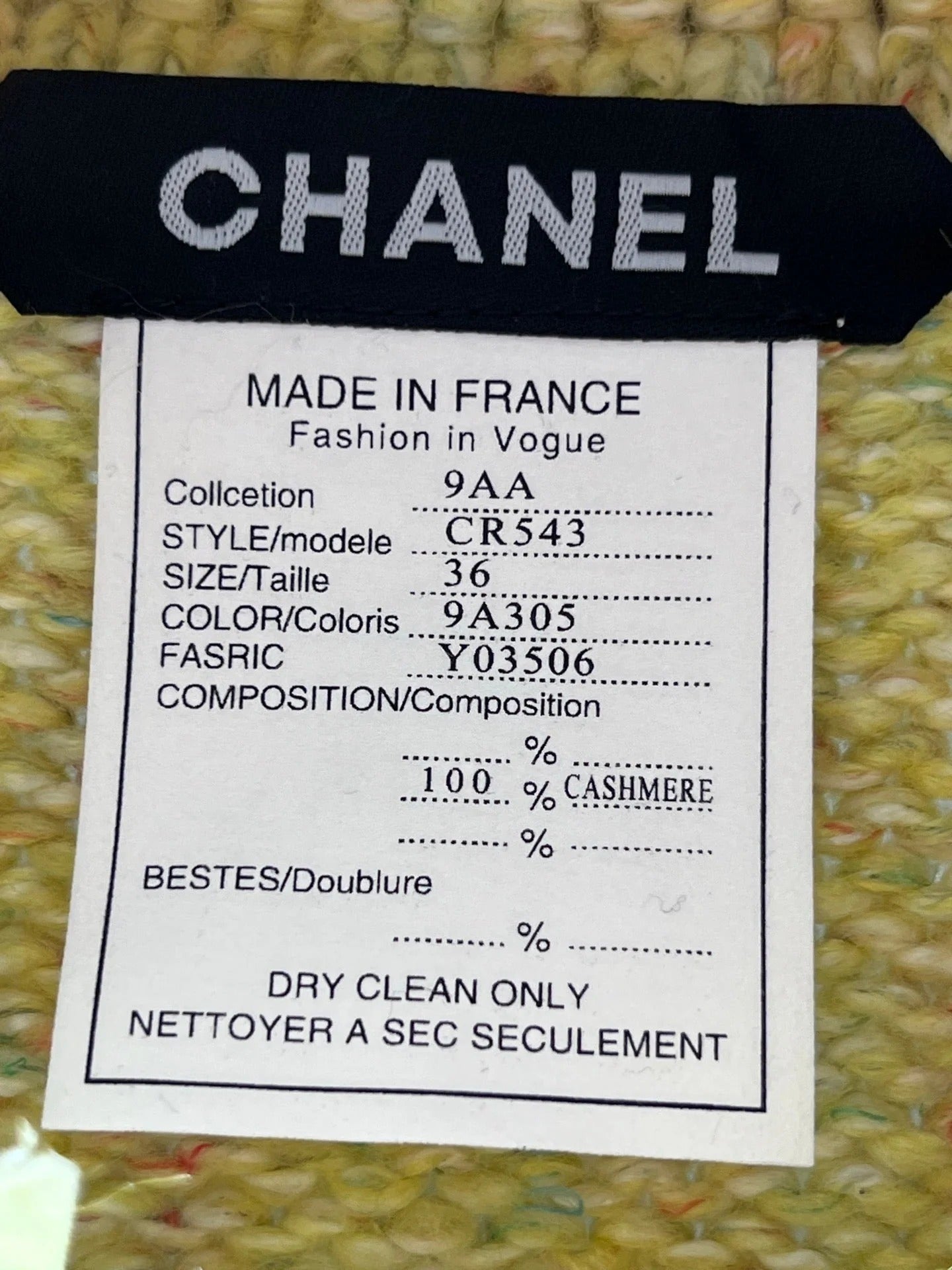 CHANEL 25S CARDIGAN 297