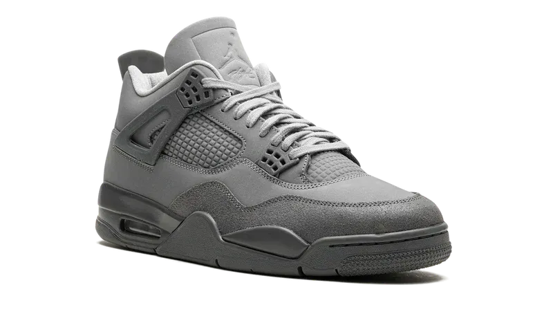 Nike Air Jordan 4 Dark Gray Suede Leather