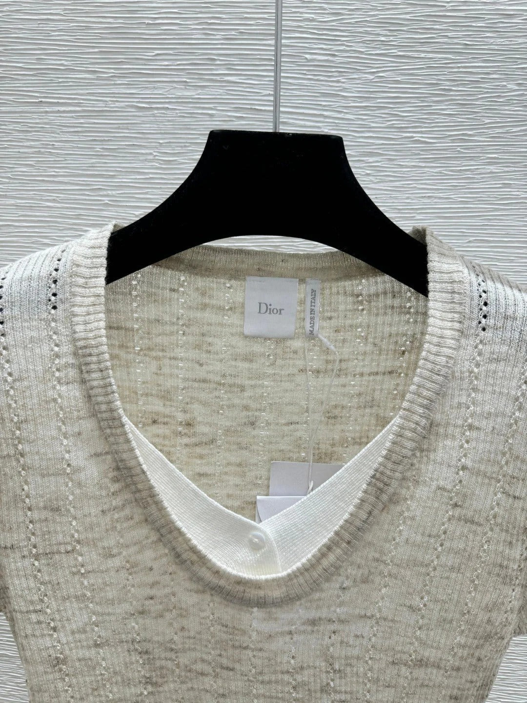 Dior 2026 Short-sleeved Knit Sweater Cotton 455746