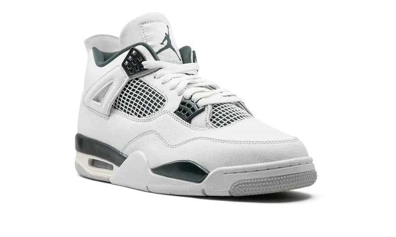 Nike Air Jordan 4 Retro Oxidized Green White Leather