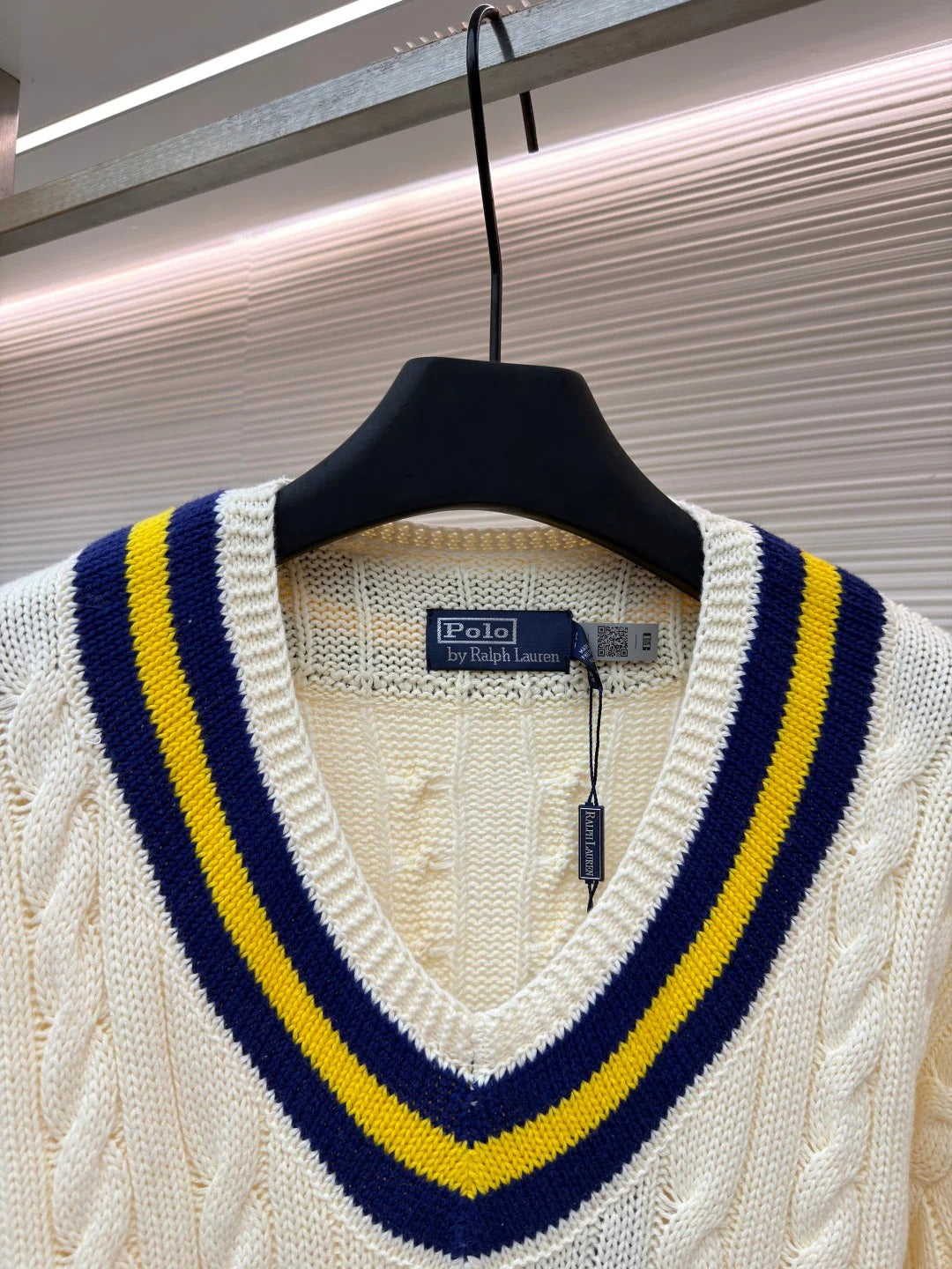 RALPH LAUREN 25S KNITTED TENNIS SWEATER 266