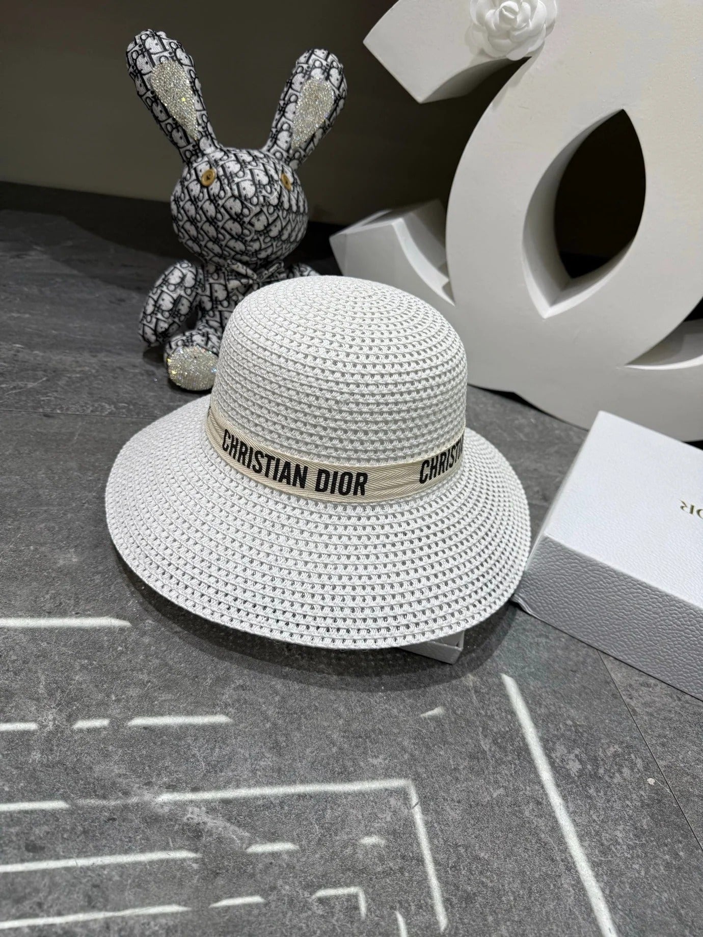 Dior Wide Brim Straw Hat 280801
