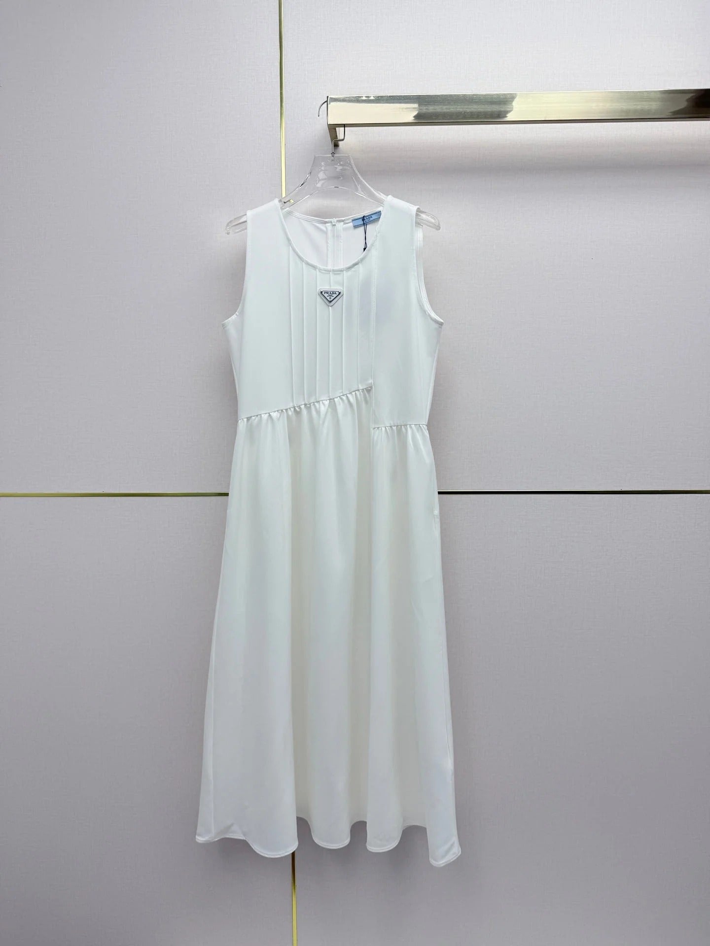Prada 2026 Sleeveless Dress Cotton 396824