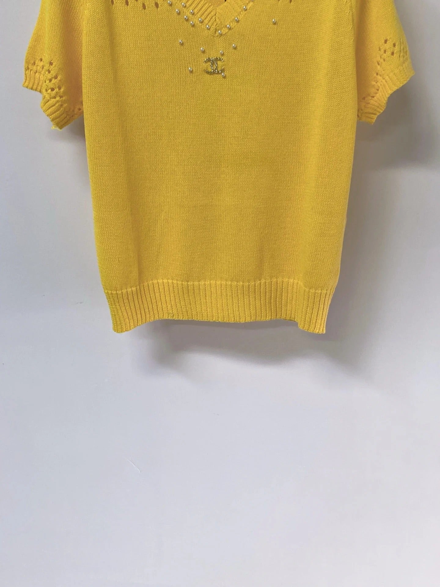 Chanel 2026 Short-Sleeve Shirt Nitrile Cotton 471933