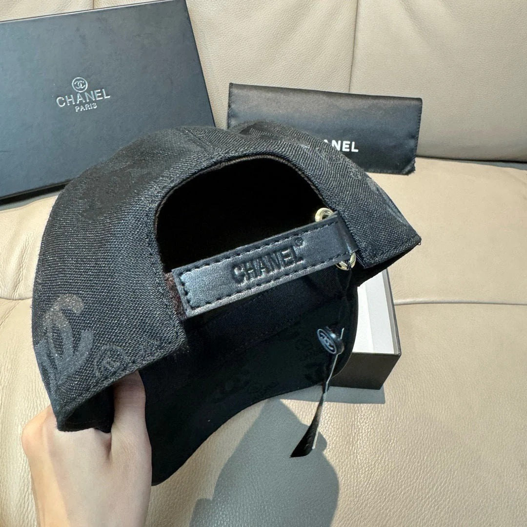 Chanel Double C Baseball Cap Cotton 323736