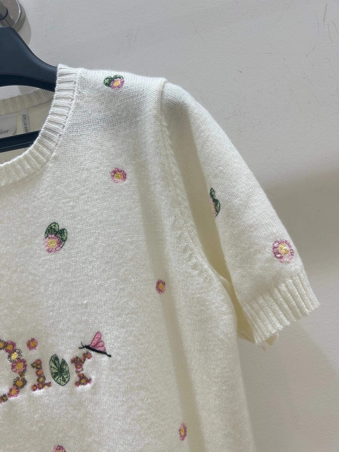 Dior 2026 T-shirt Cream Wool 535385