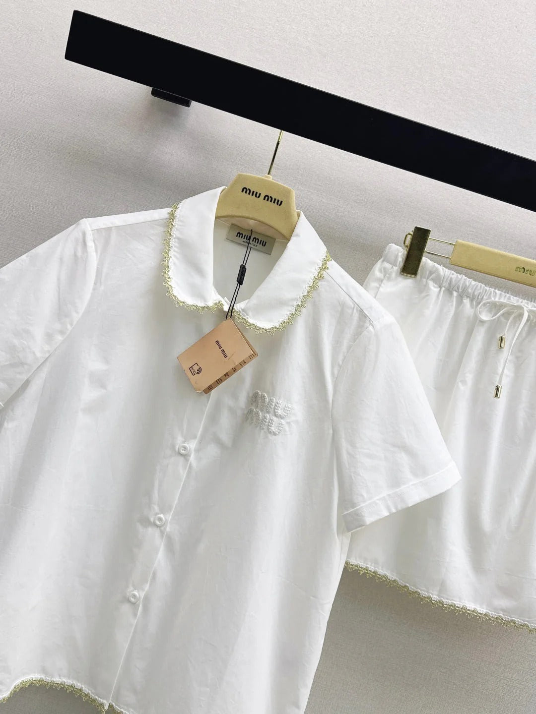 Miumiu 2026 Set White Cotton 445696
