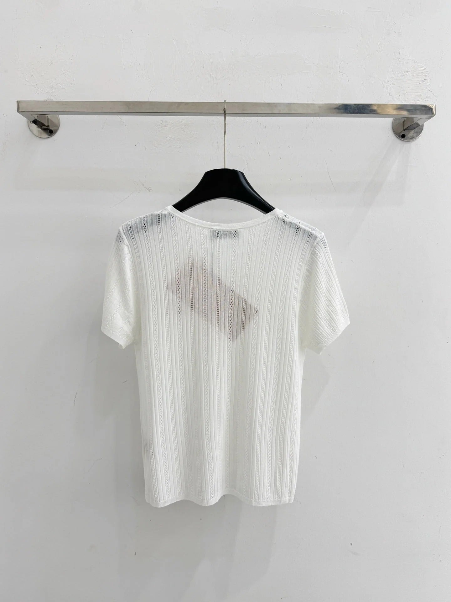 Miumiu 2026 V-Neck Knit Sweater Tencel 445563