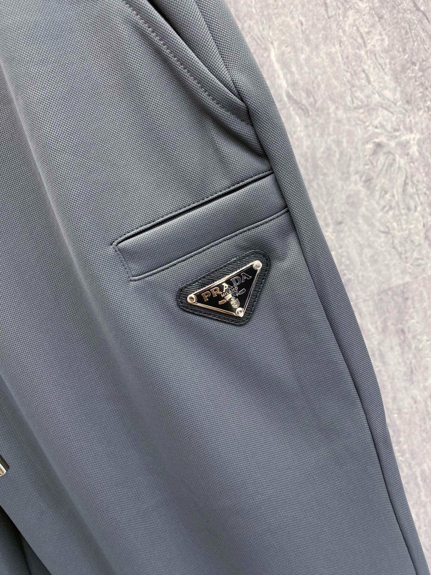 PRA 2026 Men's Casual Pants Dark Gray Fabric 842903