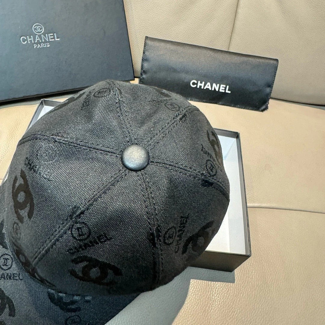Chanel Double C Baseball Cap Cotton 323736
