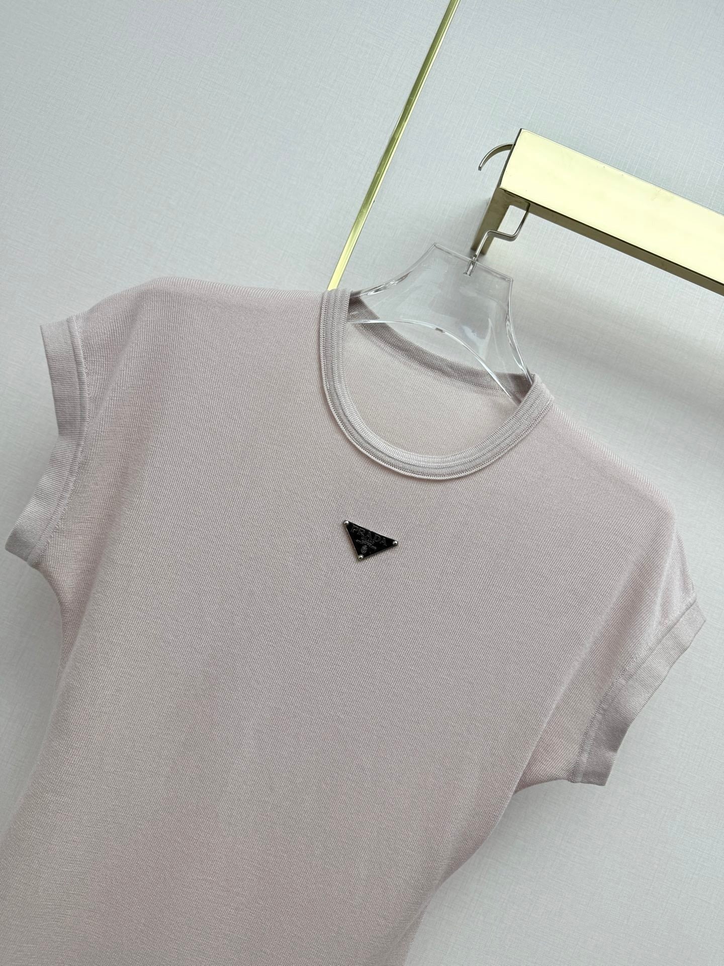 Prada 2026 Crew Neck Tencel Top 367690