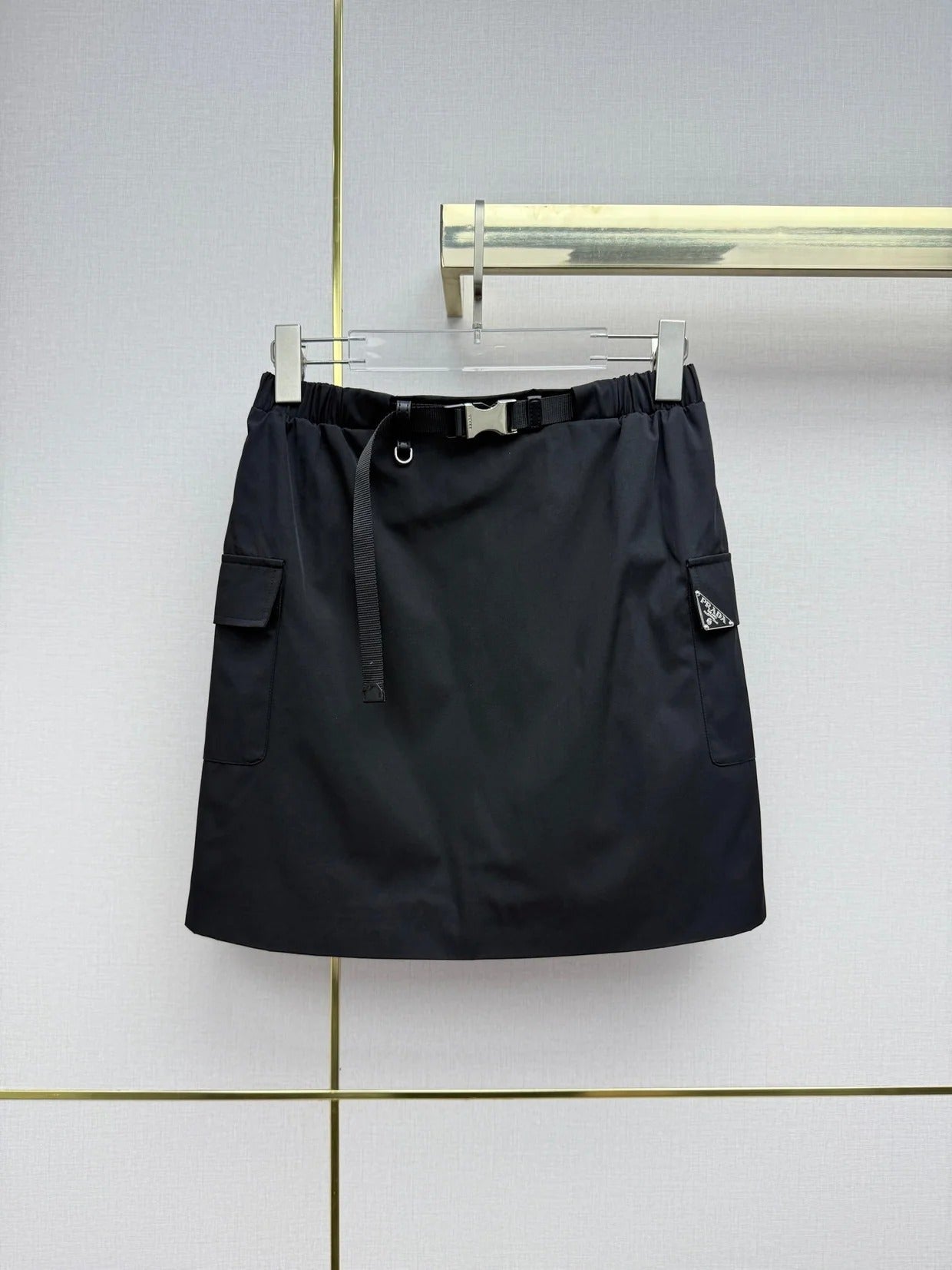 Prada 2026 Short Shirt With Skirt Set Cotton 393360
