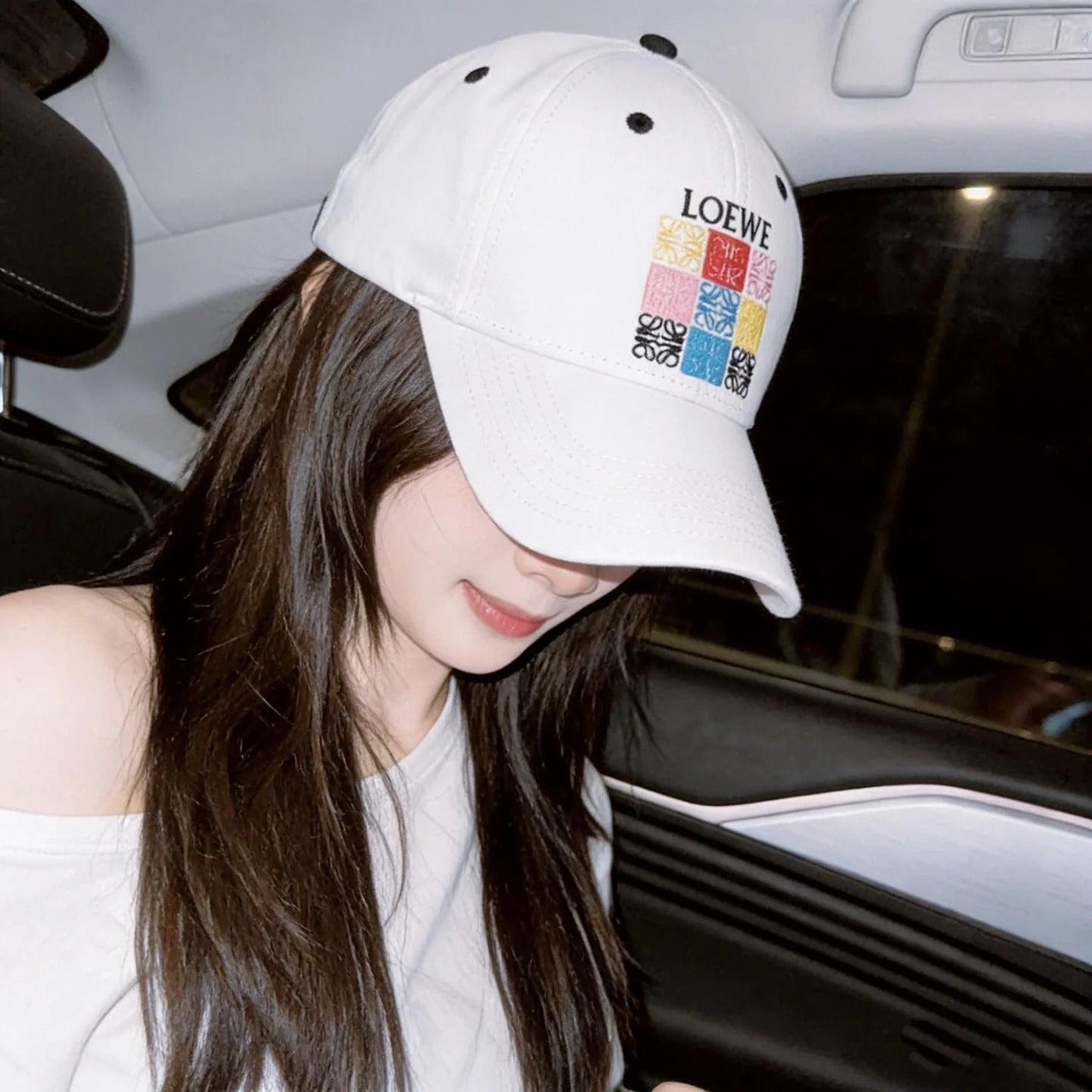 Loewe Embroidered Baseball Cap 295362