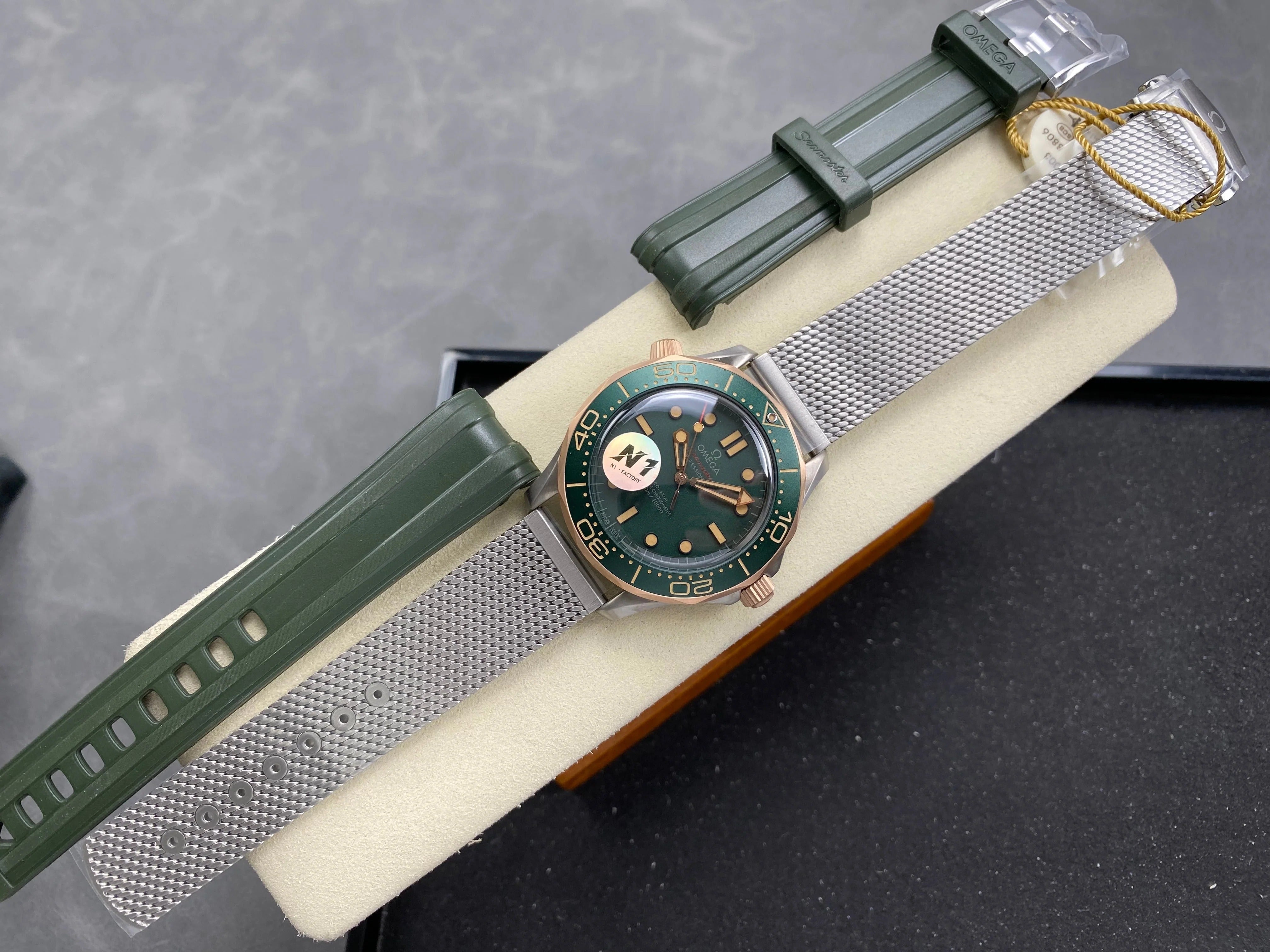Omega Seamaster Diver 300M 42mm Green Dial Watch