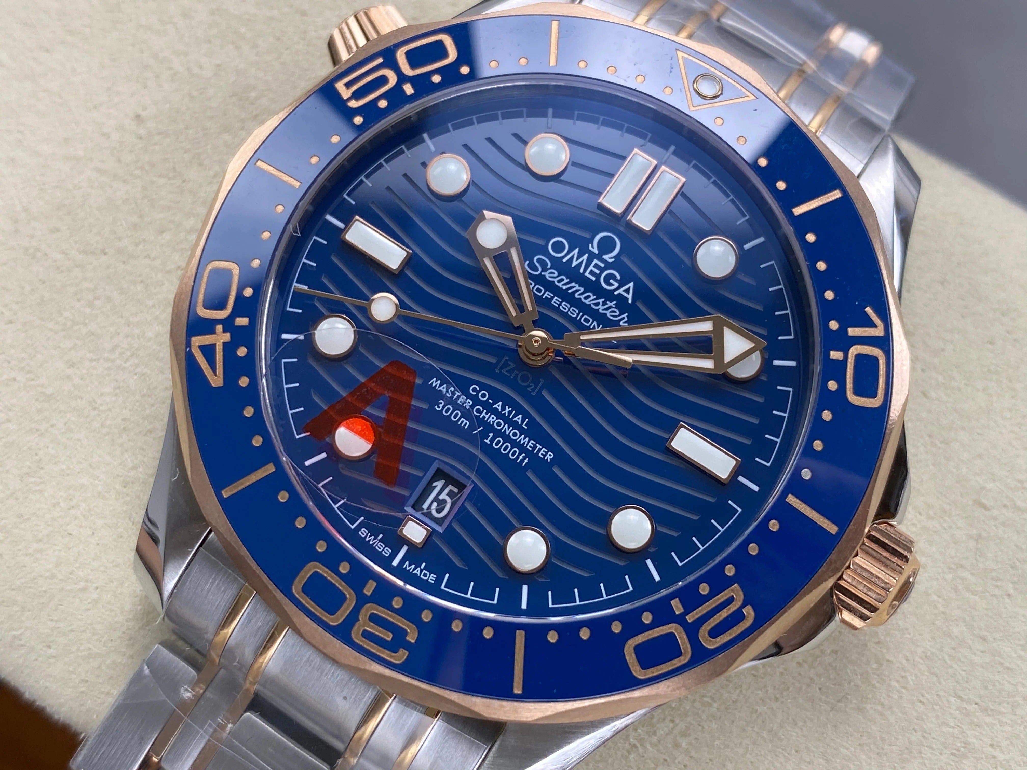 Omega Seamaster Diver 300M Master Chronometer 42mm Blue Dial Stainless Steel