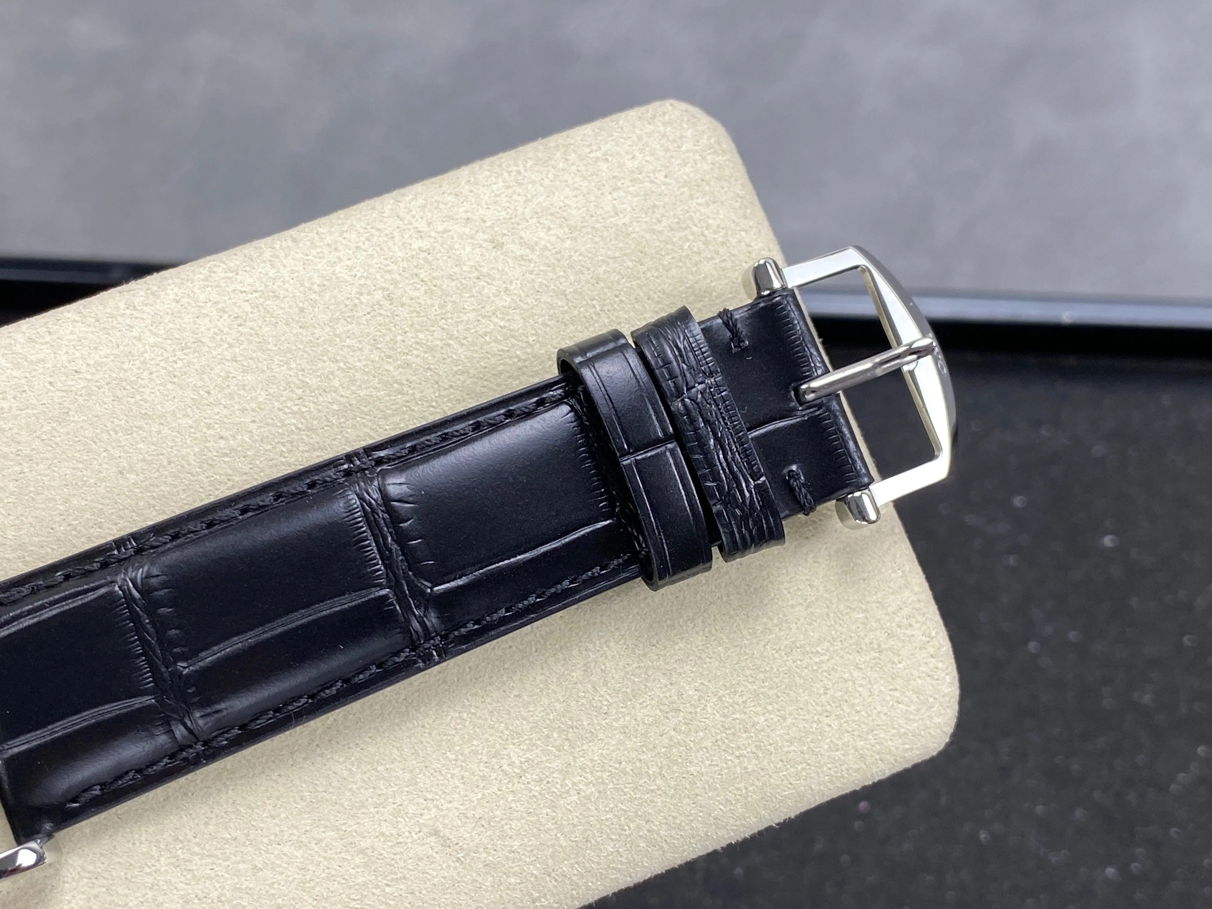 IWC Portofino 41mm Cream Dial Black Crocodile Leather Strap