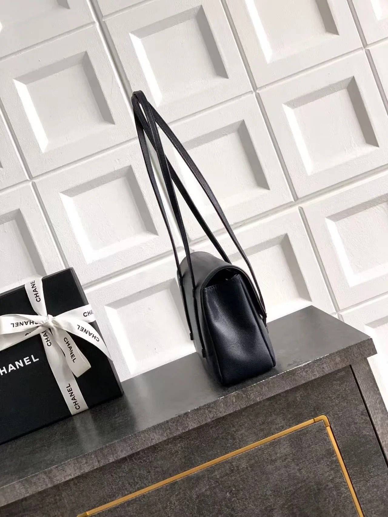 Chanel 2026 Flap Bag 33cm Black Caviar Calfskin